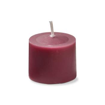 tag Color Studio Votive Candles Set Of 12 Wine Smokeless Paraffin Wax, Burn Time 5 Hrs.