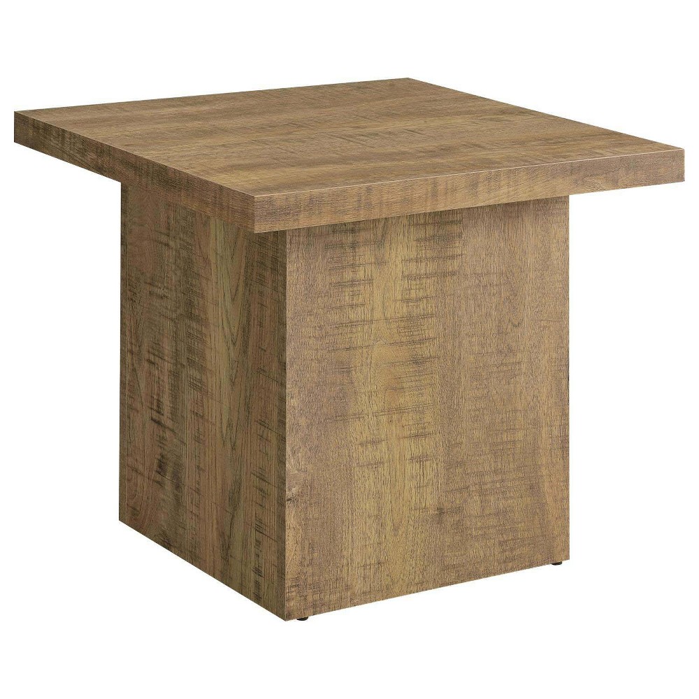 Photos - Coffee Table Coaster Devar Farmhouse Square Wood End Table Mango