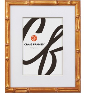 Craig Frames Vintage Bamboo Picture Frame, Matted - 1 of 3