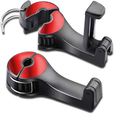 TruAIR Car Headrest Hook with Phone Holder Ð 360¡ Rotating Purse Hanger