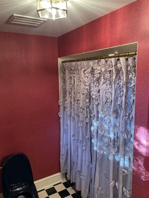 72x72 Riley Shower Curtain Blush Pink - Lush Décor : Target