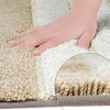 Unique Bargains Non-Slip Water Absorbent Soft Shaggy Rubber Back Bath Mats 2 Pcs - 3 of 4