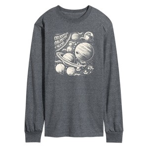 Men's - Instant Message - Celestial Objects Long Sleeve Graphic T-Shirt - 1 of 4