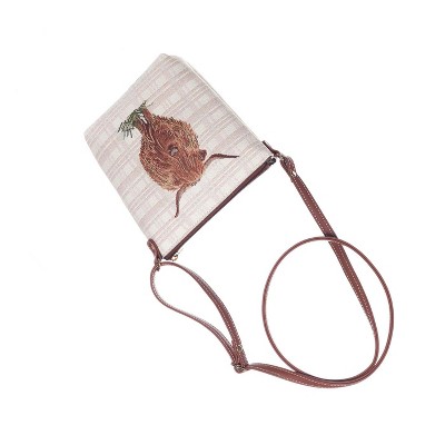 Signare USA Highland Cow Brown Sling Bag Purse Crossbody — фото 3