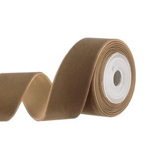 Unique Bargains Velvet Single-Faced Vintage Soft DIY Craft Decorative Wedding Ribbons - 1 of 4