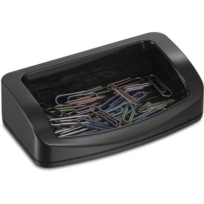 Officemate Business Card/Clip Holder 4-3/4"x2-3/4"x1-3/8" Black 22332