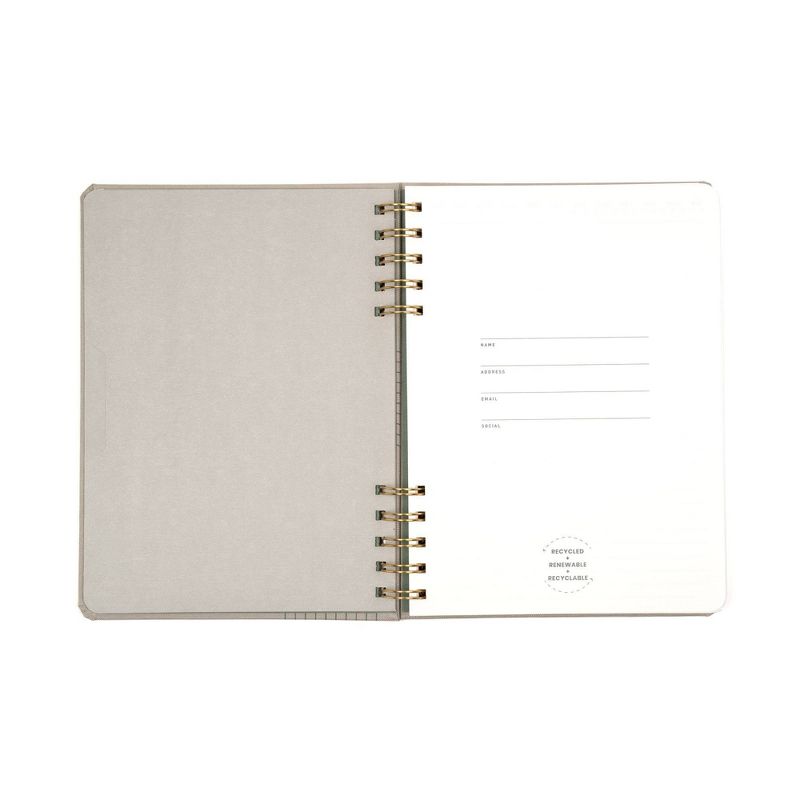 Altitude 160pg Ruled Journal 8.5&#34;x6.25&#34; Split Wire Warm Gray, 5 of 10