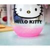 Silver Buffalo Sanrio Hello Kitty Teardrop Stemless Wine Glass | Holds 20 Ounces - 4 of 4
