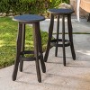 Christopher Knight Home Pike Indoor/Outdoor Acacia Wood 30 Inch Backless Barstools (Set of 2) - 2 of 4