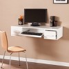 Simon Wall Mount Desk - White - HO6102 - White - SEI - 2 of 4