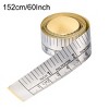 Unique Bargains Plastic Adhesive Double Scale Waterproof Measuring Tape - 2 of 4