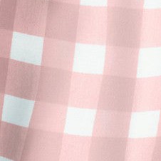 light pink/ white buffalo check