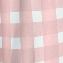 light pink/ white buffalo check