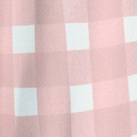 light pink/ white buffalo check