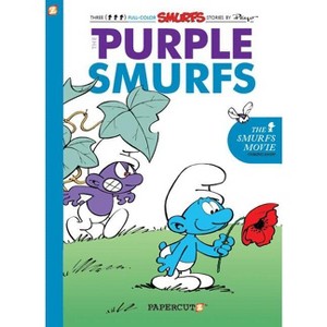 The Purple Smurfs - (Smurfs Graphic Novels) by  Yvan Delporte & Peyo (Hardcover) - 1 of 1