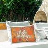 Stupell Industries Rustic Hello Pumpkin Outdoor Decorative Throw Pillow, 14 x 20 - 2 of 3