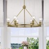 Livex Lighting Lansdale 6 - Light Chandelier in  Antique Brass - 4 of 4