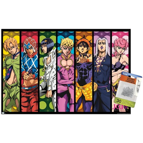 Trends International Jojo's Bizarre Adventure - Group Bars Unframed Wall  Poster Prints : Target