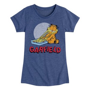 Girls' - Garfield - Garfield Lasagna Fitted Short Sleeve Graphic T-Shirt - 1 of 4