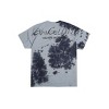 Evangelion Rei Crew Neck Short Sleeve Blue Tie-Dye T-shirt - 2 of 4