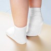 CozyWay 6 Pair Kids Grip Socks, Non-Slip, Anti-Skid Crew Socks, Unisex, White - 4 of 4
