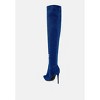 Tigerlily Knitted Stiletto Long Boots Women - 3 of 4
