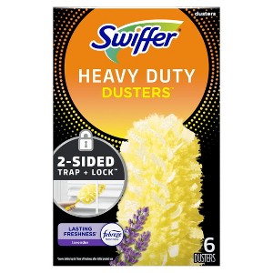 Swiffer Dusters Refill for Cleaning, Feather Duster Alternative, Heavy Duty, Lavender, 6ct - 1 of 1