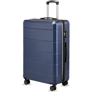 Luggage with Silent Spinner Wheels, Expandable Hardside Carry On 20 Inch,Checked Medium 24 Inch Large 28Inch Suitcase, 3-Piece Set - 1 of 4