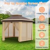 13'x13' Outdoor Patio Gazebo with Expansion Bolts for Backyard, Garden and Lawn - 3 of 4