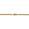 Black Bow Jewelry 2.1mm 14k Yellow Gold Solid Wheat Chain Necklace - 3 of 4