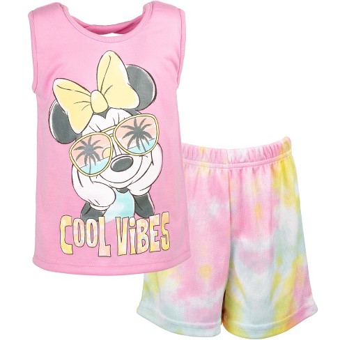 Susteen Modtager maskine Arbejdsgiver Disney Winnie The Pooh Tank Top Shirt & Mesh Shorts Yellow/pink : Target