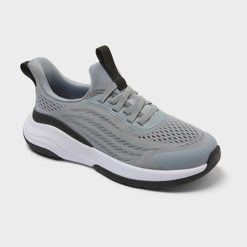 Kids' Devyn Slip-On Performance Sneakers - All In Motion™ Gray 13