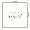 Amanti Art Wash Dry Fold Repeat IV by Jenaya Jackson Canvas Wall Art Print Framed 22 x 22-in. - 4 of 4