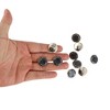 Unique Bargains Women's Round Buttons for Clothes Black 10 Pcs - 4 of 4