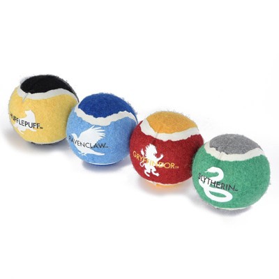 Harry Potter Hogwarts House Tennis Balls for Dogs, 4-Pack