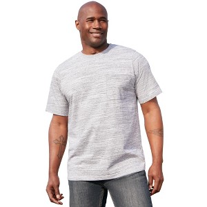 Boulder Creek by KingSize  Heavyweight Crewneck Pocket T-Shirt - 1 of 4