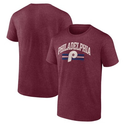 MLB Philadelphia Phillies Men's Bi-Blend Short Sleeve T-Shirt