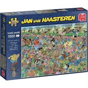 Jumbo Toys 1,000 Piece Jigsaw Puzzle: The Dutch Craft Market - 27" x 19" - 1 of 1