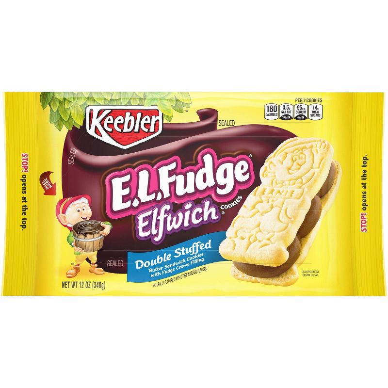 Keebler E.L. Fudge Double Stuffed Cookies - 12oz, 2 of 6
