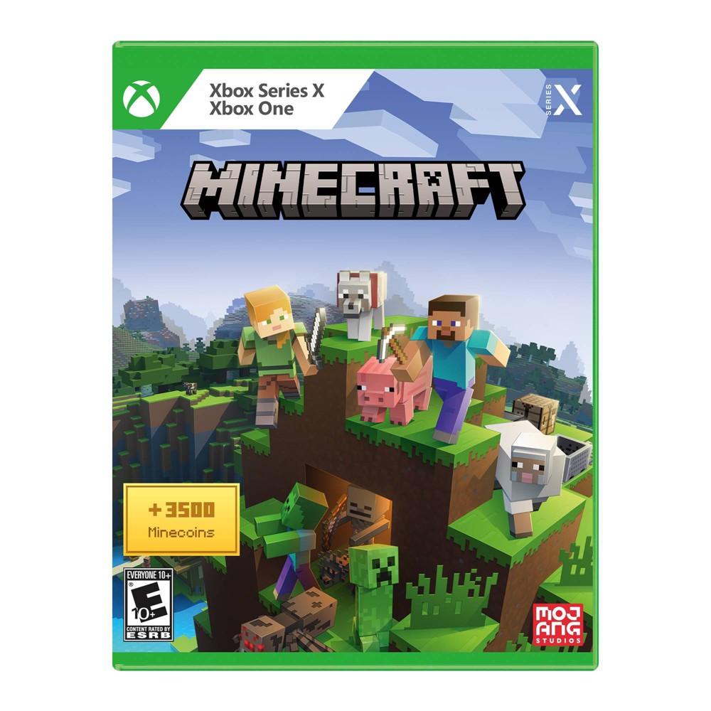 Photos - Console Accessory Microsoft Minecraft Game with 3,500 Minecoins Bundle - Xbox Series XXbox One 