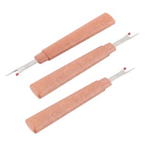 Unique Bargains Plastic Metal Seam Rippers Brick Red 3 Pcs - 1 of 3