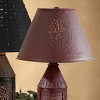 Park Designs Red Metal Star Shade 6" - 2 of 3