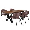 Christopher Knight Home Reuben 5 Pieces Comtemporay Faux Leather Dining Set - 2 of 4