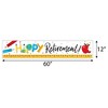 Big Dot of Happiness Teacher Retirement - Happy Retirement Party Decorations Party Banner - 2 of 4
