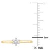 EVERLY JEWELRY | Silver 0.07 CT TW Diamond Fashion Ring - 4 of 4
