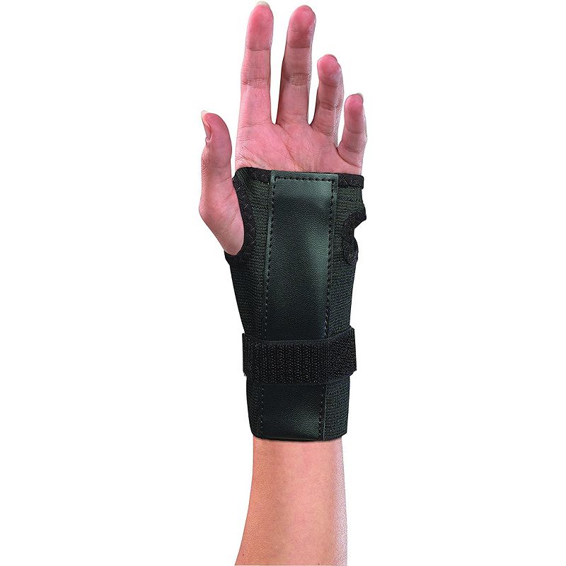 Mueller Adjustable Wrist Brace with Splint - Black, 1 of 3