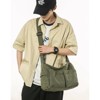 Generic Canvas Messenger Bag for Women Men Vintage Satchel Bag Aesthetic Crossbody Shoulder Bag - 2 of 4