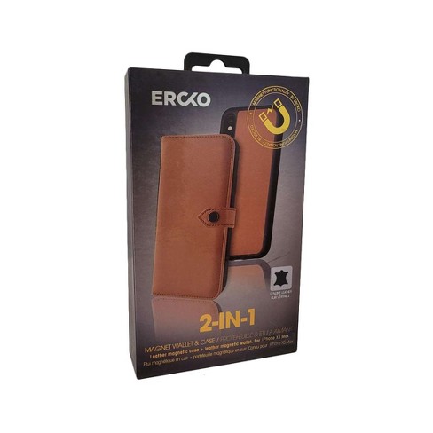 Ercko 2-in1 Magnet Wallet And Case For Apple Iphone Xs Max - Brown/black :  Target