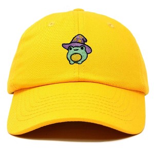 Dalix Sorcerer Frog Embroidered Cap Cotton Baseball Cute Cool Dad Hat Womens - 1 of 4