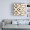 Trademark Fine Art - Alonzo Saunders  Motif on Cream V Canvas Art - 2 of 4